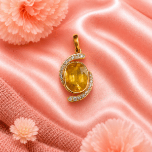 Yellow Saphayer Pendant
