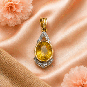 Yellow Saphayer Pendant