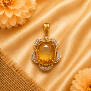 Yellow Saphayer Pendant