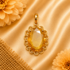Yellow Saphayer Pendant