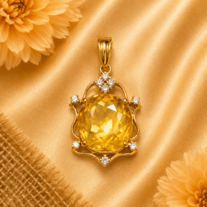 Yellow Saphayer Pendant
