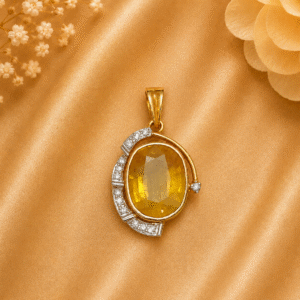 Yellow Saphayer Pendant