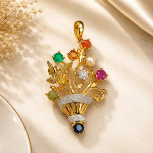Navgrah Tree Diamond Pendant