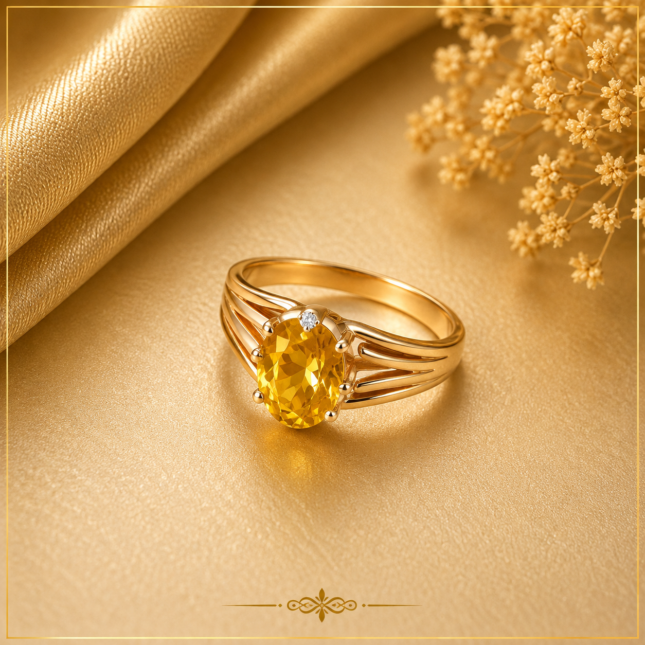 Yellow Sapphire Ring