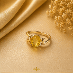 Yellow Saphayer Ring
