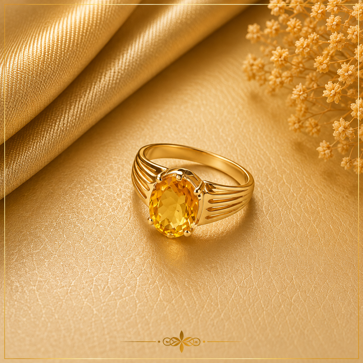 Yellow Sapphire Ring