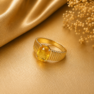 Yellow Saphayer Ring