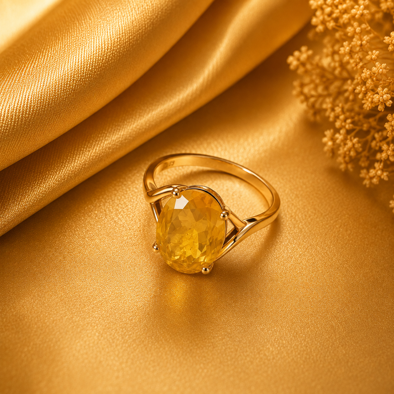 Yellow Sapphire Ring