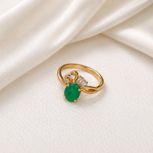 Emerald & Diamond Ring