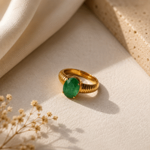 Emerald & Diamond Ring