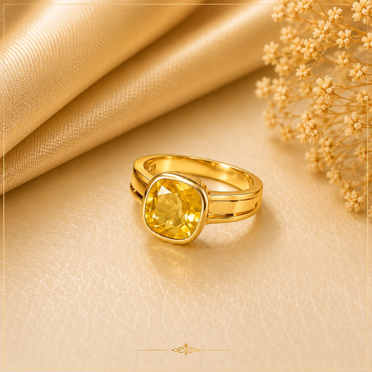 Yellow Sapphire Ring